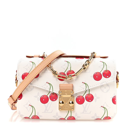 Louis Vuitton LV X TM Monogram Cerises Pochette Metis East West White 1 of 10