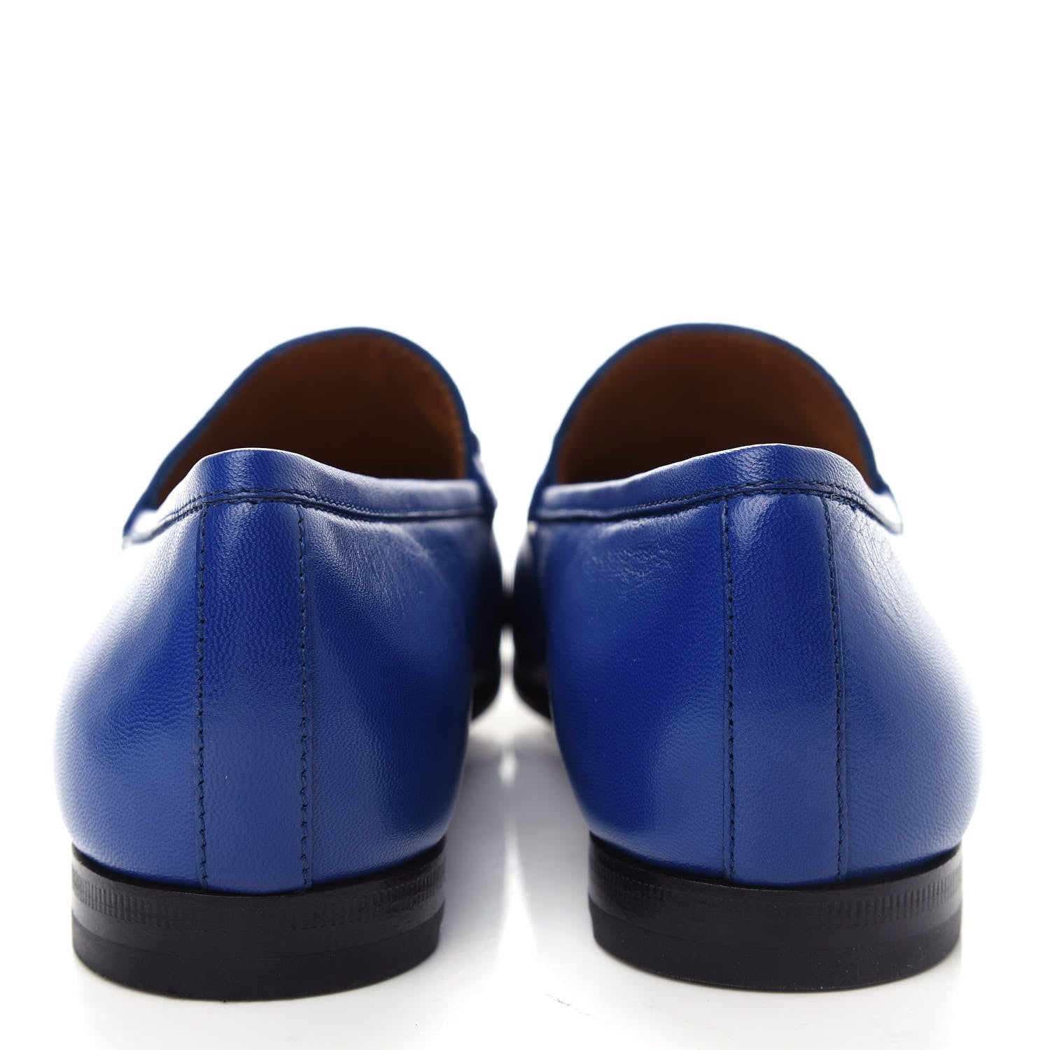 Gucci Malaga Kid Womens Jordaan Loafers 37 Electric Blue 7 of 11