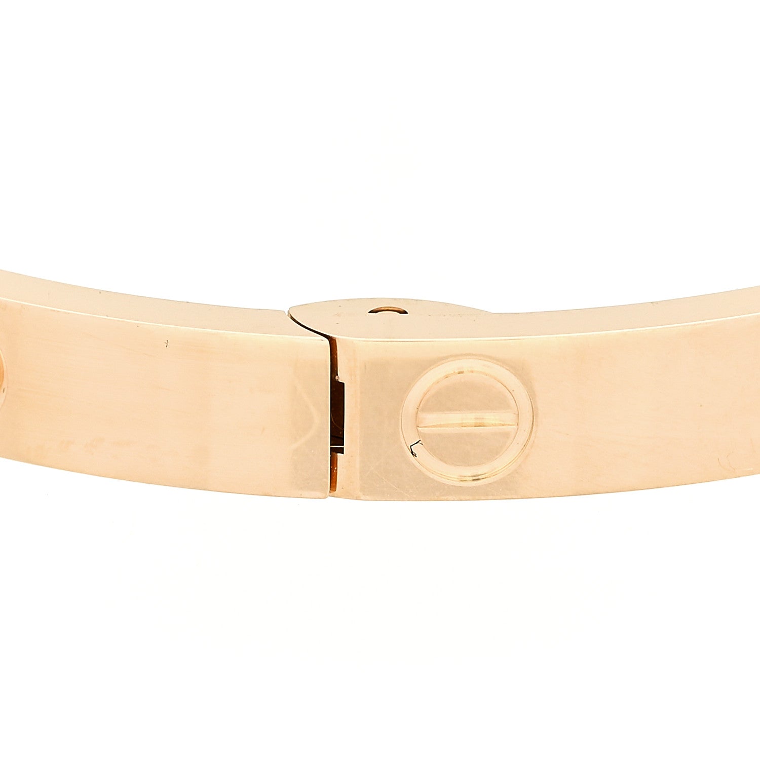 Cartier 18K Yellow Gold Medium LOVE Bracelet 17 8 of 10