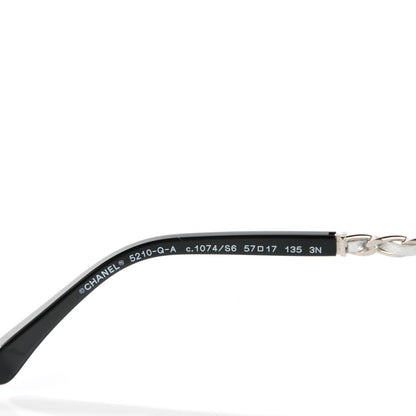 Chanel Chain Sunglasses 5210-Q-A Black Silver 5 of 8