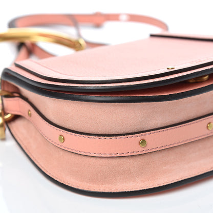 Chloe Calfskin Suede Small Nile Bracelet Bag Ideal Blush 8 of 9