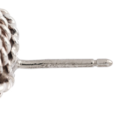 Tiffany Sterling Silver Twist Knot Earrings 3 of 3