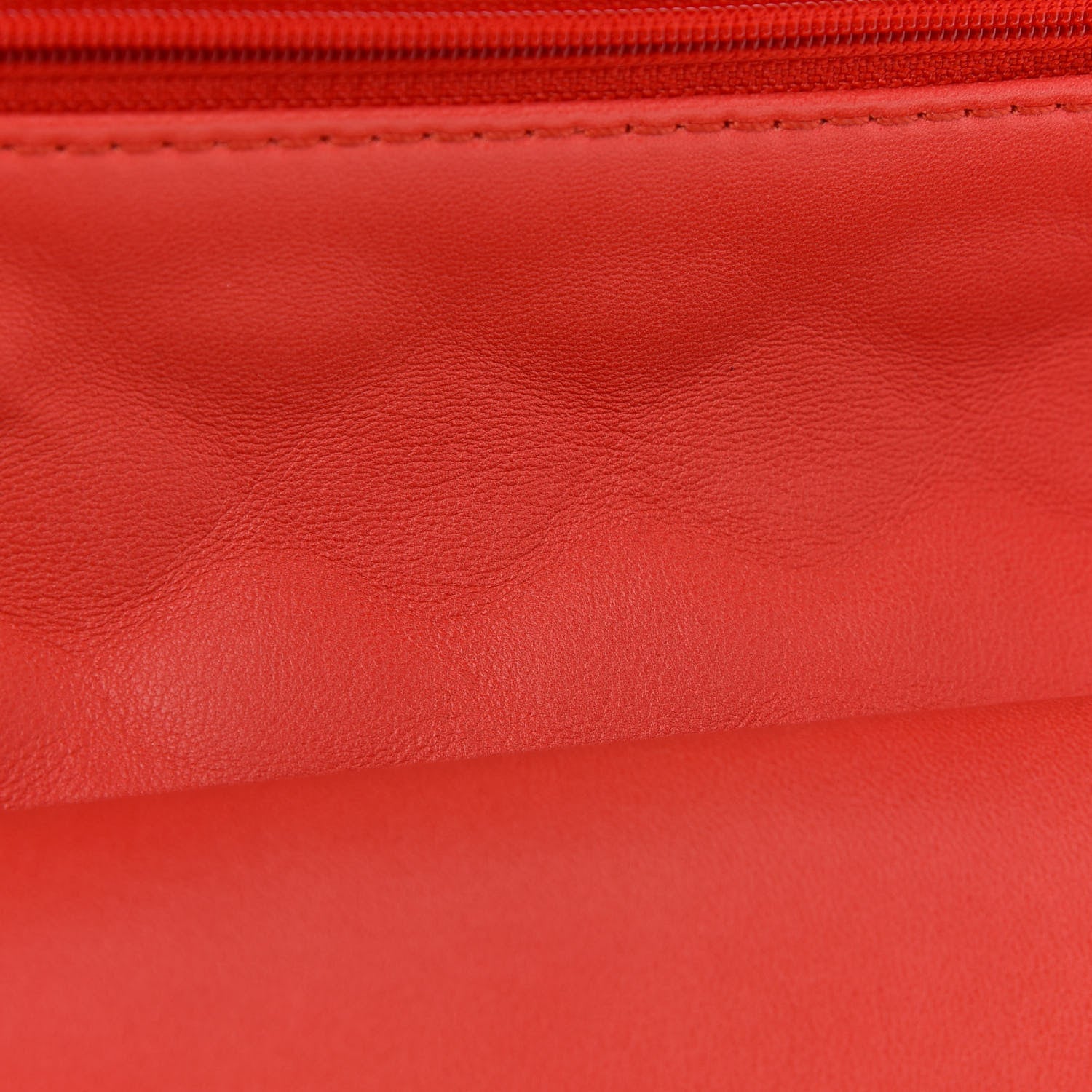 Chanel Lambskin Quilted Medium Double Flap Red 8 of 10