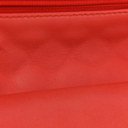 Chanel Lambskin Quilted Medium Double Flap Red 8 of 10