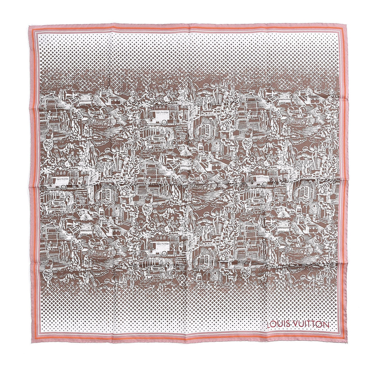Louis Vuitton Silk LV Comics Square Scarf 1 of 7