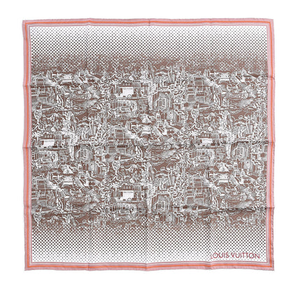 Louis Vuitton Silk LV Comics Square Scarf 1 of 7