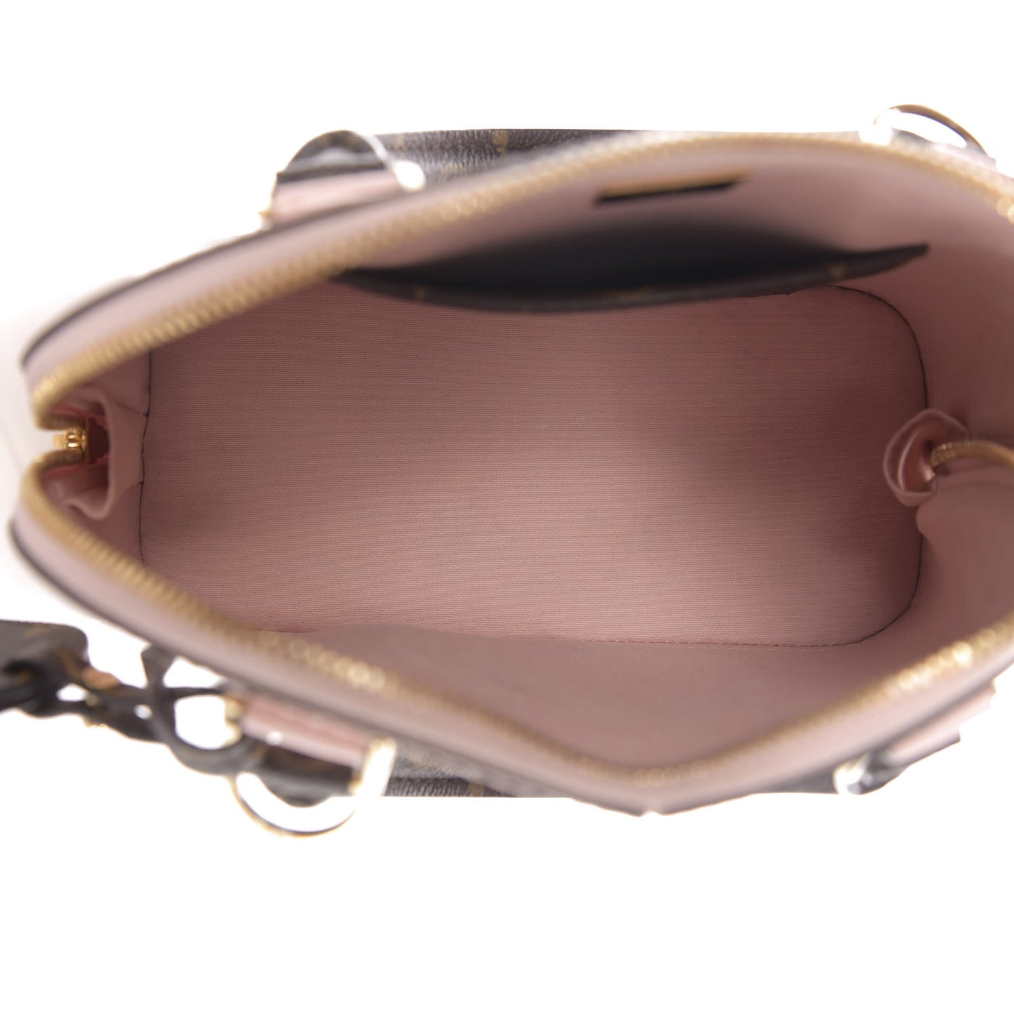 Patent Monogram Alma BB Rose Ballerine