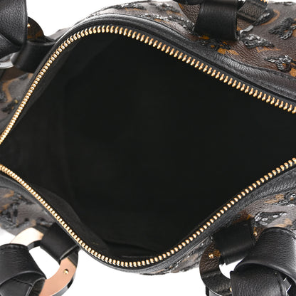 Louis Vuitton Monogram Sequins Eclipse Speedy 28 Black 5 of 9