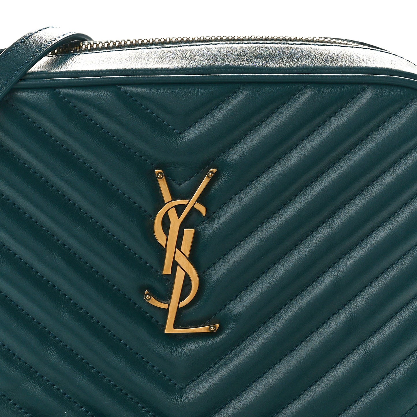 Calfskin Matelasse Monogram Lou Camera Bag Sea Turquoise