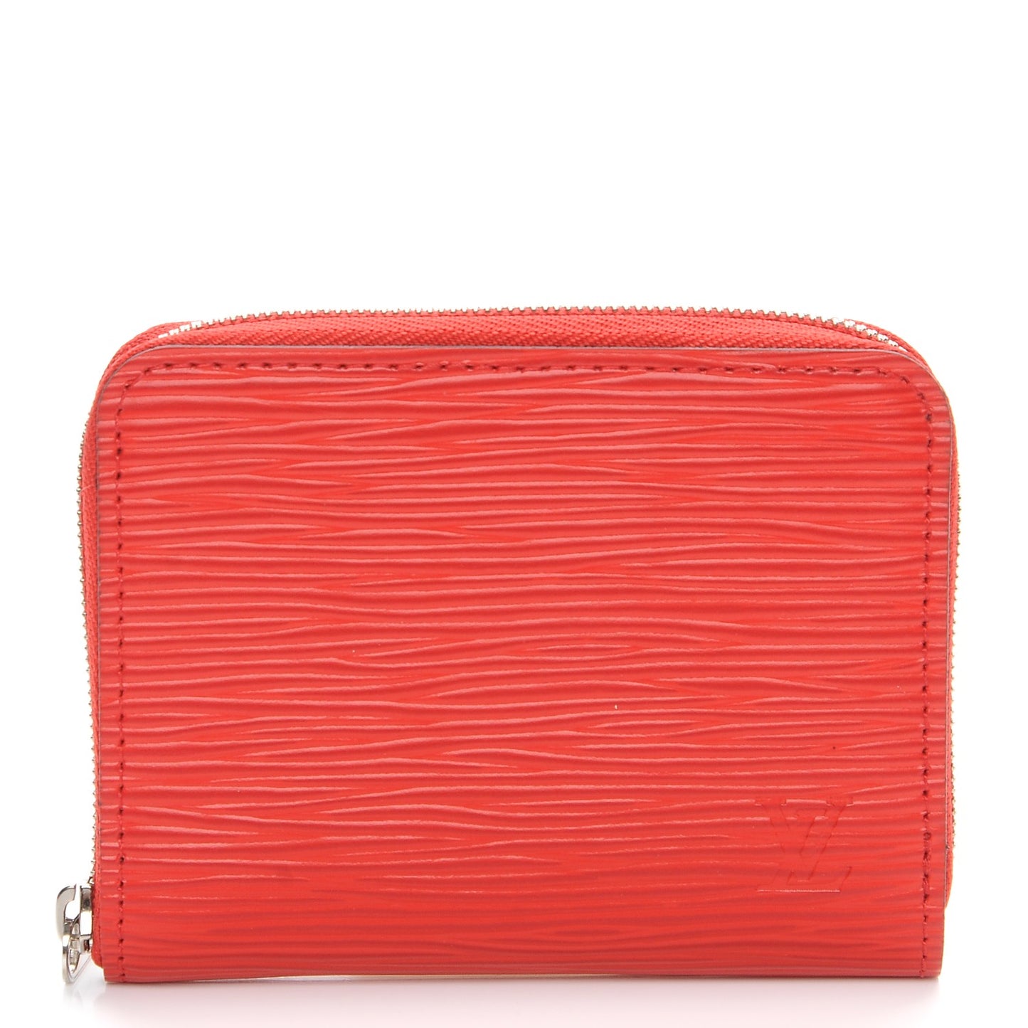 Epi Zippy Coin Purse Coquelicot