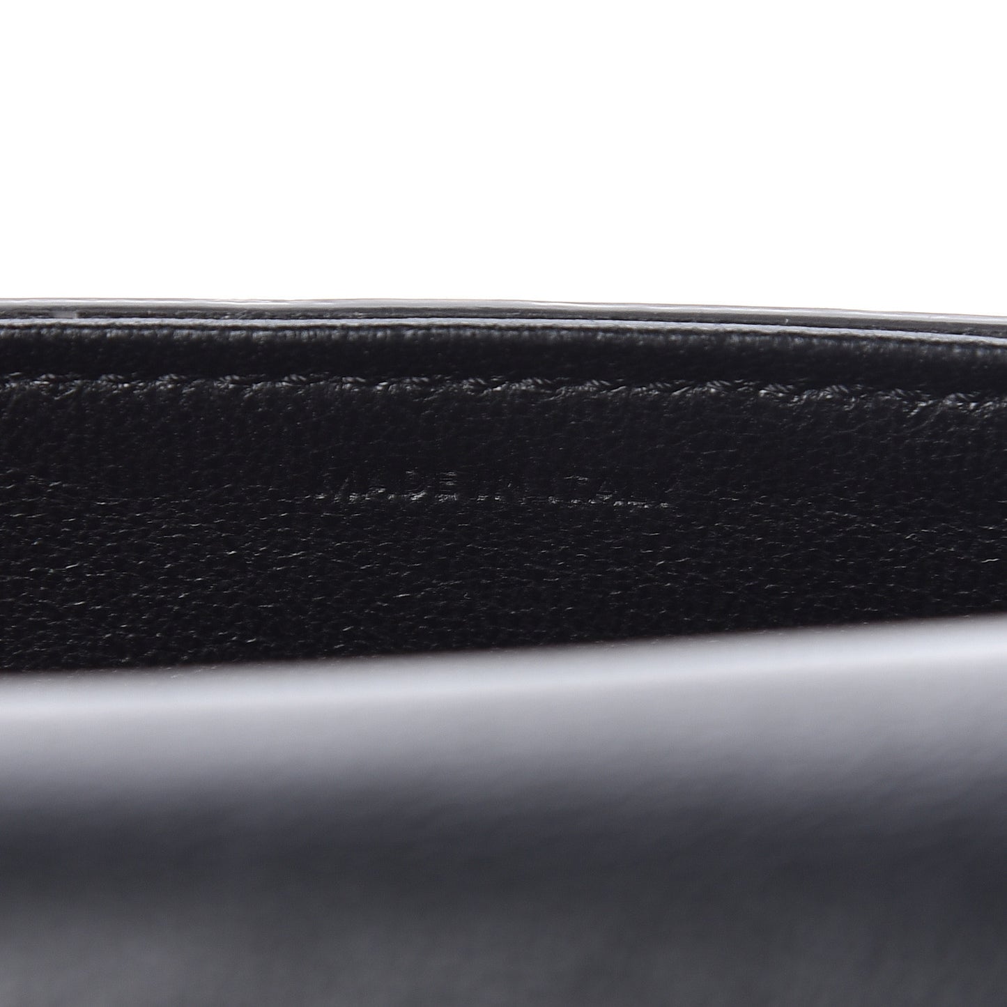 Smooth Calfskin Tassel Belt Bag Black