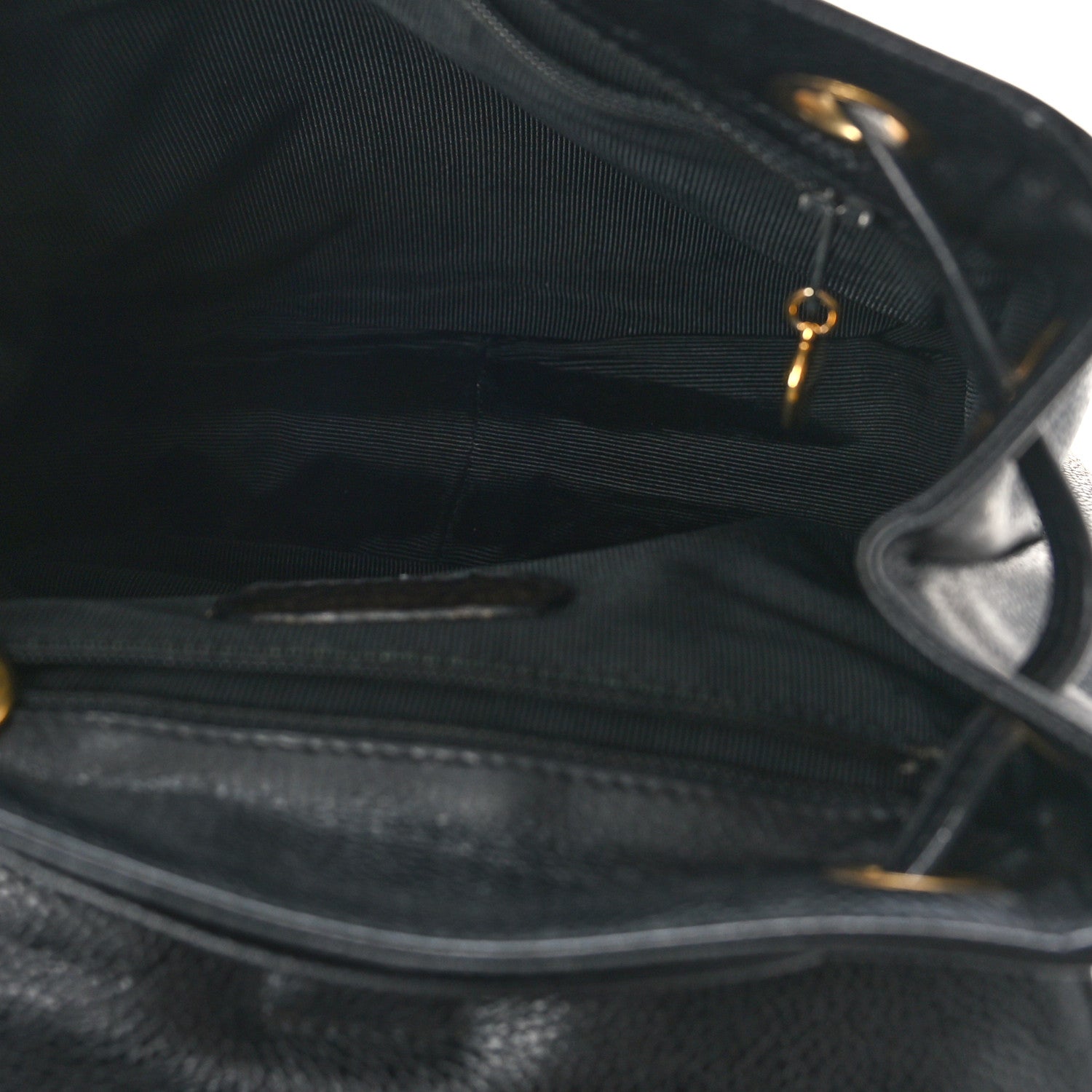 Chanel Caviar CC Backpack Black 5 of 9