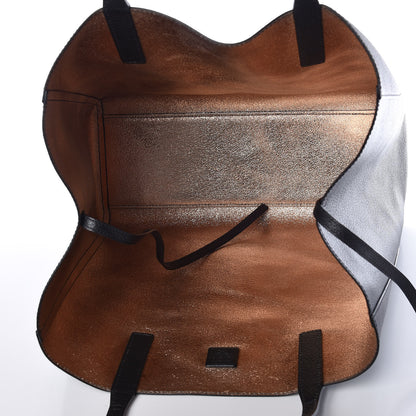 MCM Grained Calfskin Medium Reversible Wandel Tote Black 8 of 14