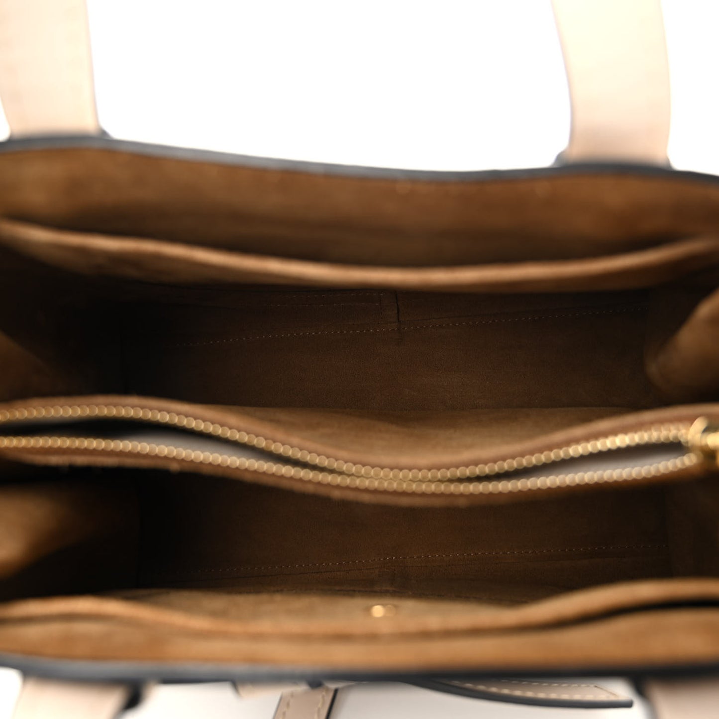 Calfskin Small Gate Tote Beige