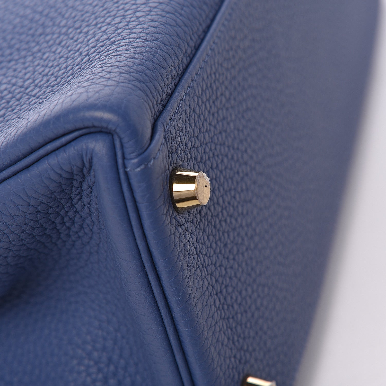 Hermes Taurillon Clemence Kelly Retourne 32 Bleu Brighton 40 of 42