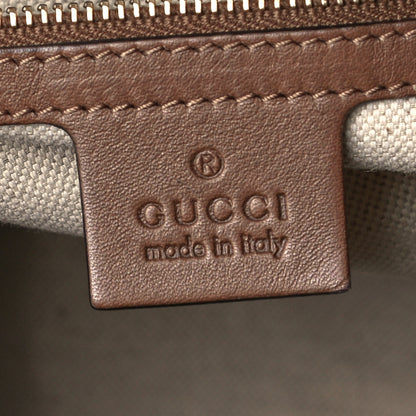 Gucci GG Supreme Monogram Margaux Calfskin Medium Nice Boston Beige Ebony Acero 5 of 11