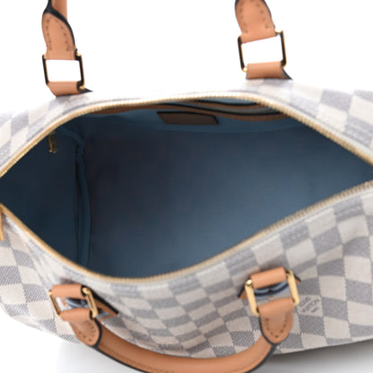 Louis Vuitton Damier Azur Braided Speedy Bandouliere 30 Blue 4 of 4