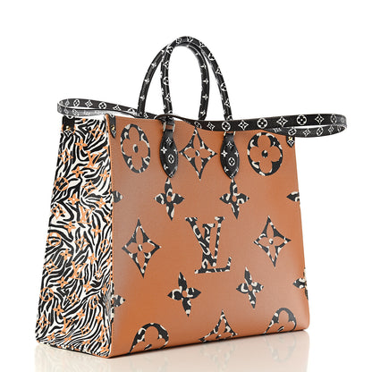 Louis Vuitton Monogram Giant Jungle Onthego GM Ivory 2 of 9