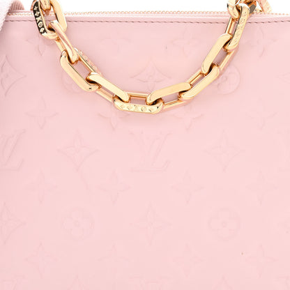 Louis Vuitton Lambskin Embossed Monogram Coussin PM Rose 7 of 12
