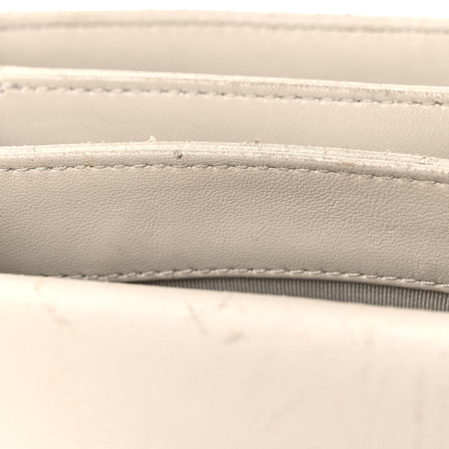 Lambskin Quilted Mini Citizen Chic Flap Ivory Ivory