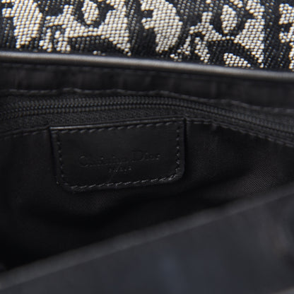 Christian Dior Monogram Saddle Bag Black 6 of 8
