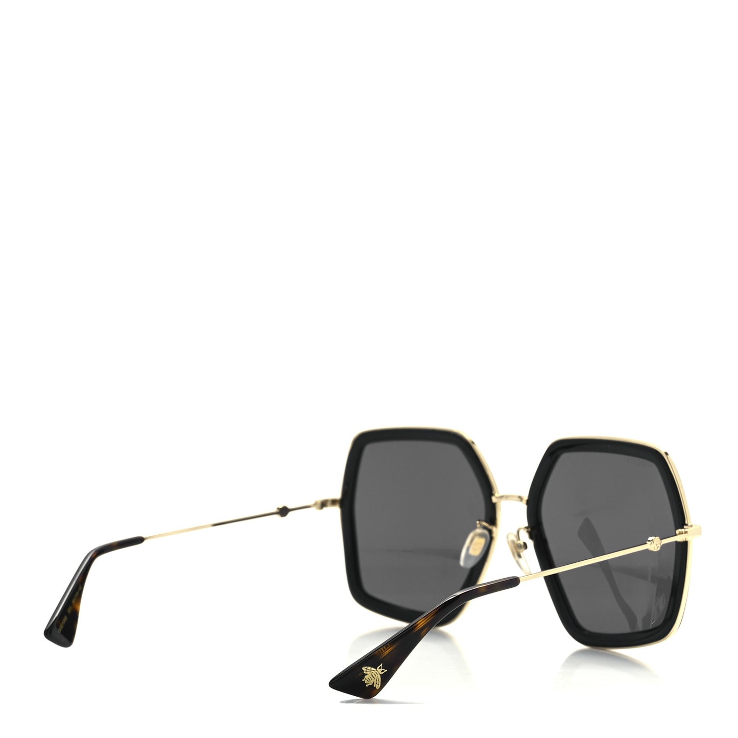 Acetate Oversize Square Frame GG0106S Sunglasses Black