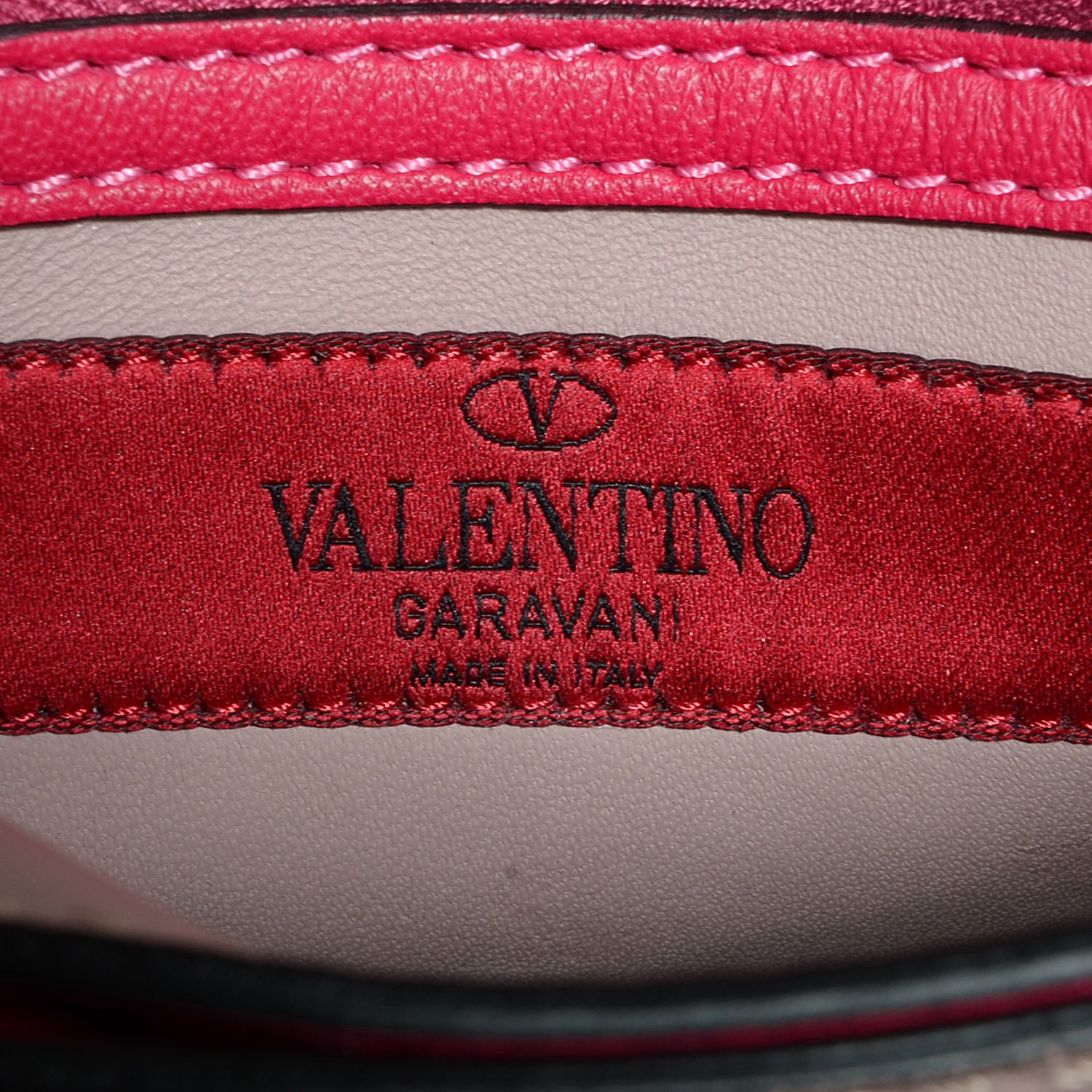 Valentino Garavani Nappa Rockstud Wristlet Clutch Cyclamin 6 of 8