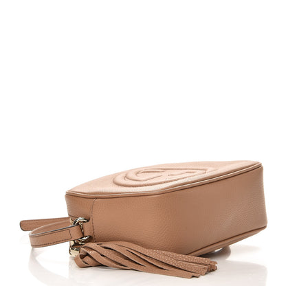Gucci Pebbled Calfskin Small Soho Disco Bag Rose Beige 4 of 8