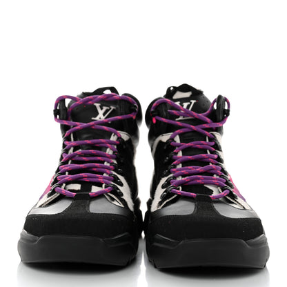 Louis Vuitton Pony Hair Calfskin Millenium Ankle Boots 8 Black 2 of 8
