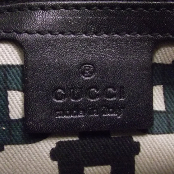 Guccissima Punch Hobo Black