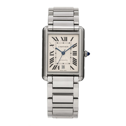 Cartier Stainless Steel 31mm Tank Must Automatic Watch 1 of 5