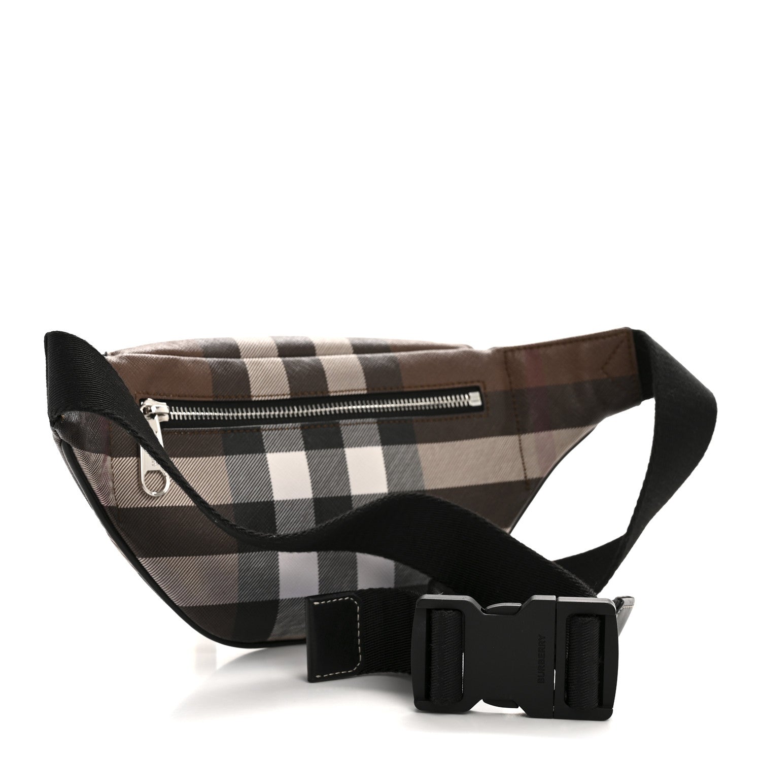 Burberry E-canvas Check Cason Bum Bag Dark Birch Brown 3 of 13