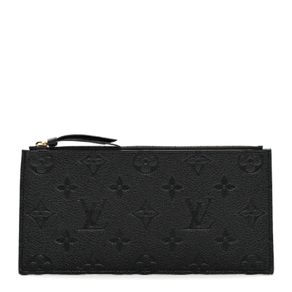 Louis Vuitton Empreinte Felicie Chain Wallet Zippered Insert Black 1 of 6