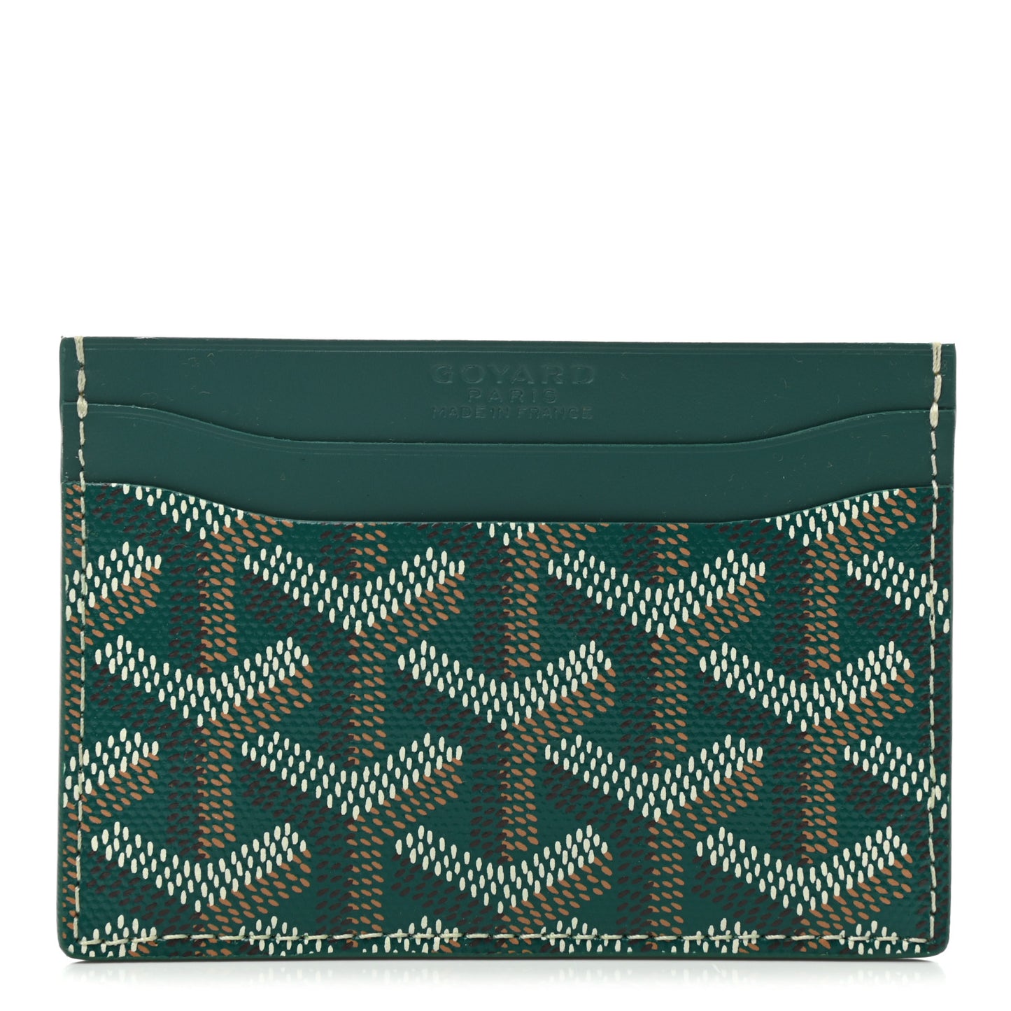 Goyardine Saint Sulpice Card Holder Green