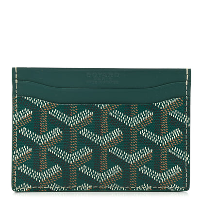 Goyard Goyardine Saint Sulpice Card Holder Green 1 of 6