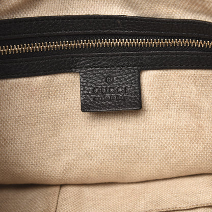 Gucci Pebbled Calfskin Medium Soho Chain Shoulder Bag Black 6 of 12