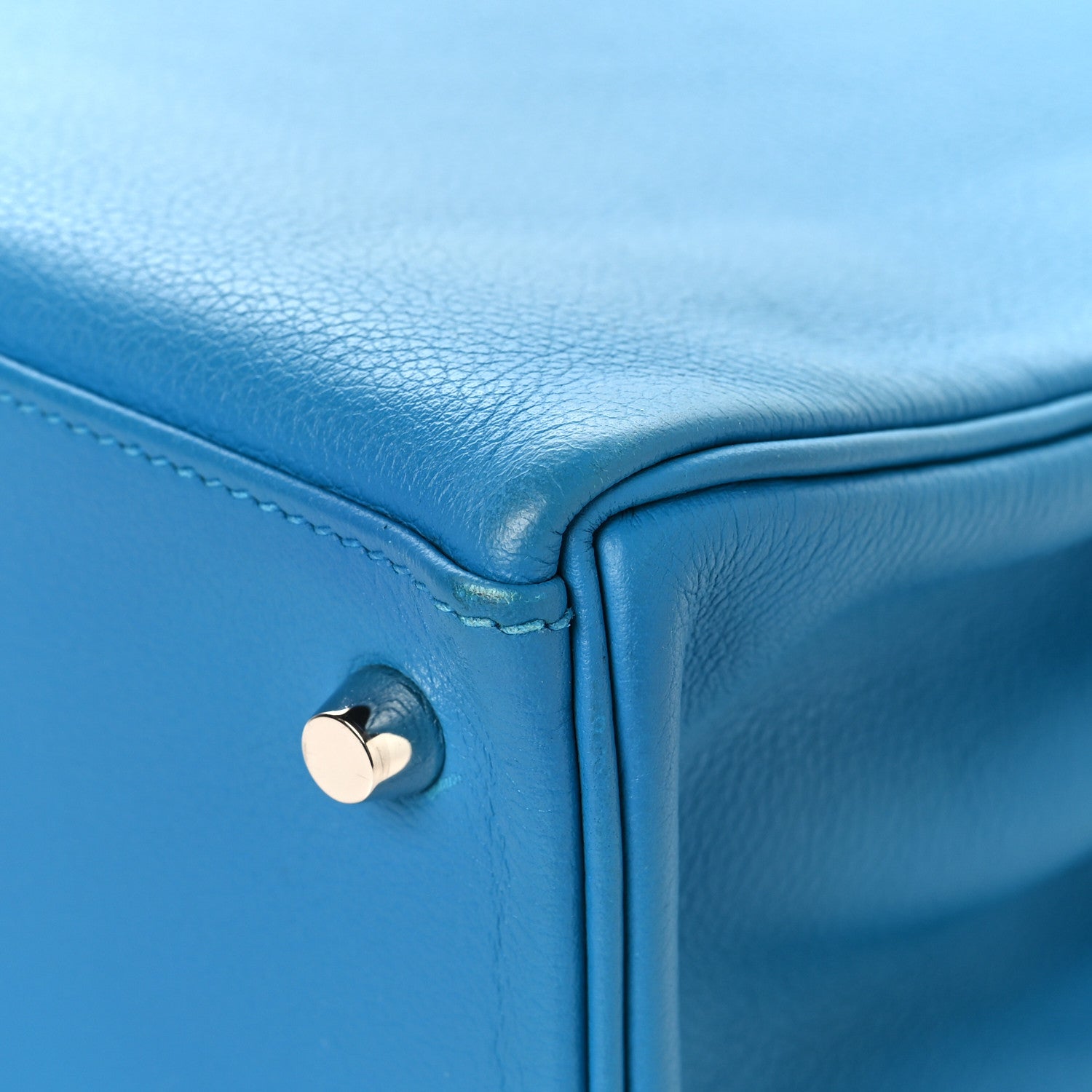 Hermes Togo Kelly Retourne 32 Bleu Zanzibar 11 of 11