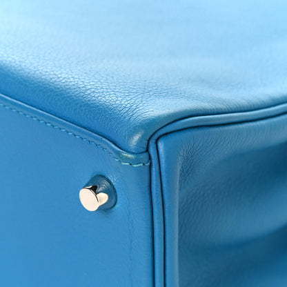 Hermes Togo Kelly Retourne 32 Bleu Zanzibar 11 of 11
