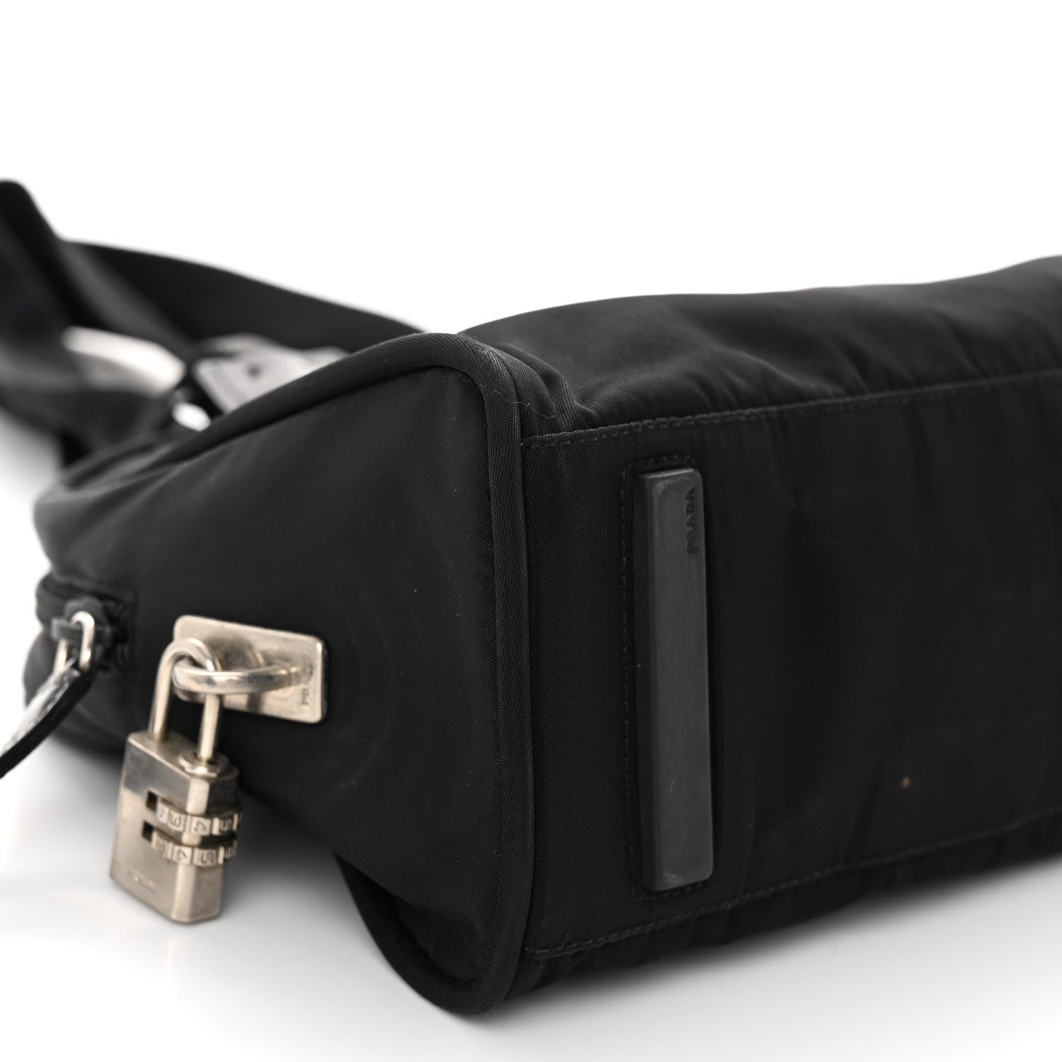 Prada Tessuto Nylon Sport Semitracolla Shoulder Bag Black 8 of 9