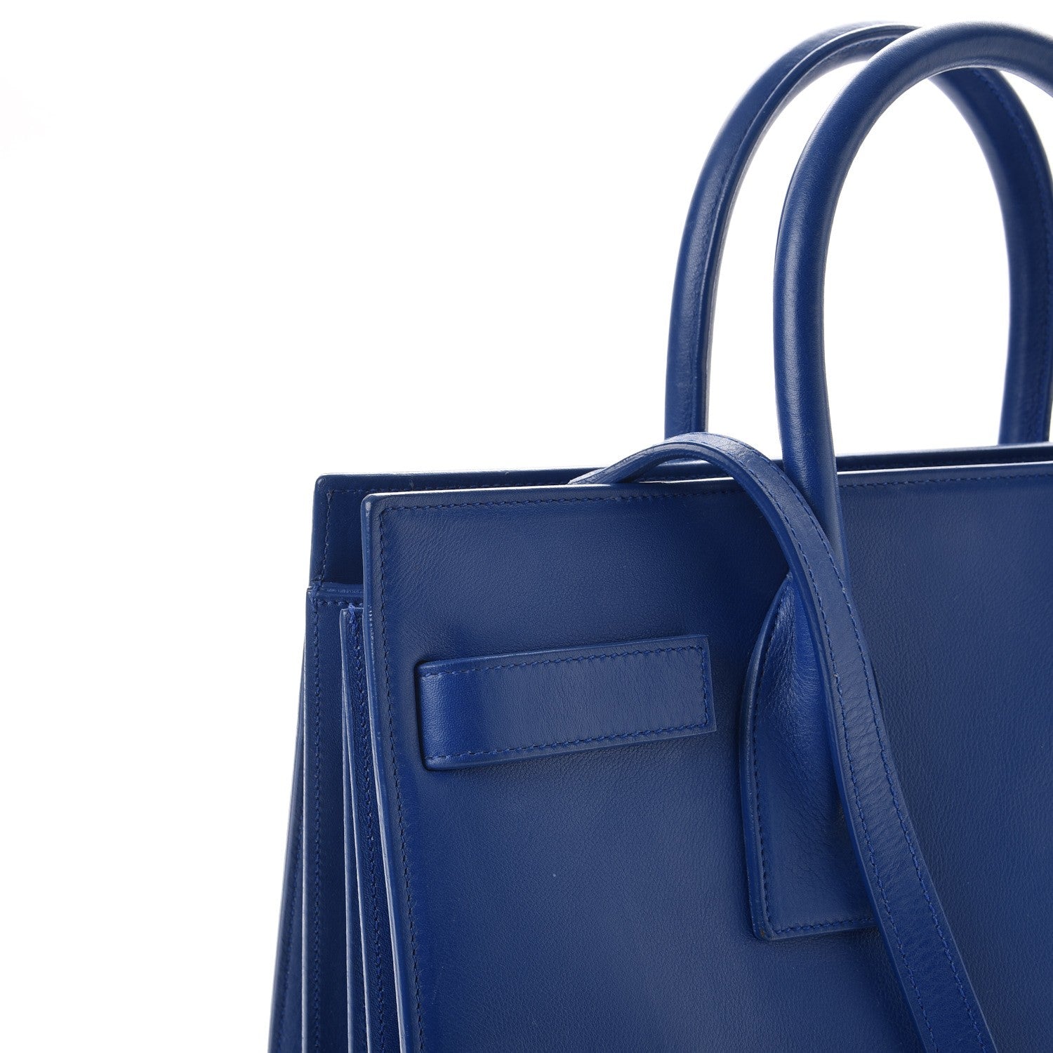 Saint Laurent Calfskin Small Sac De Jour Blue Majorelle 13 of 18