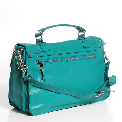 Proenza Schouler Lambskin PS1 Medium Satchel Emerald 8 of 16