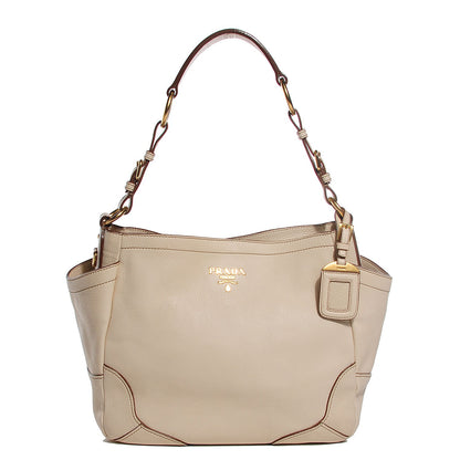 Prada Vitello Daino Side Pocket Hobo Talco 1 of 11