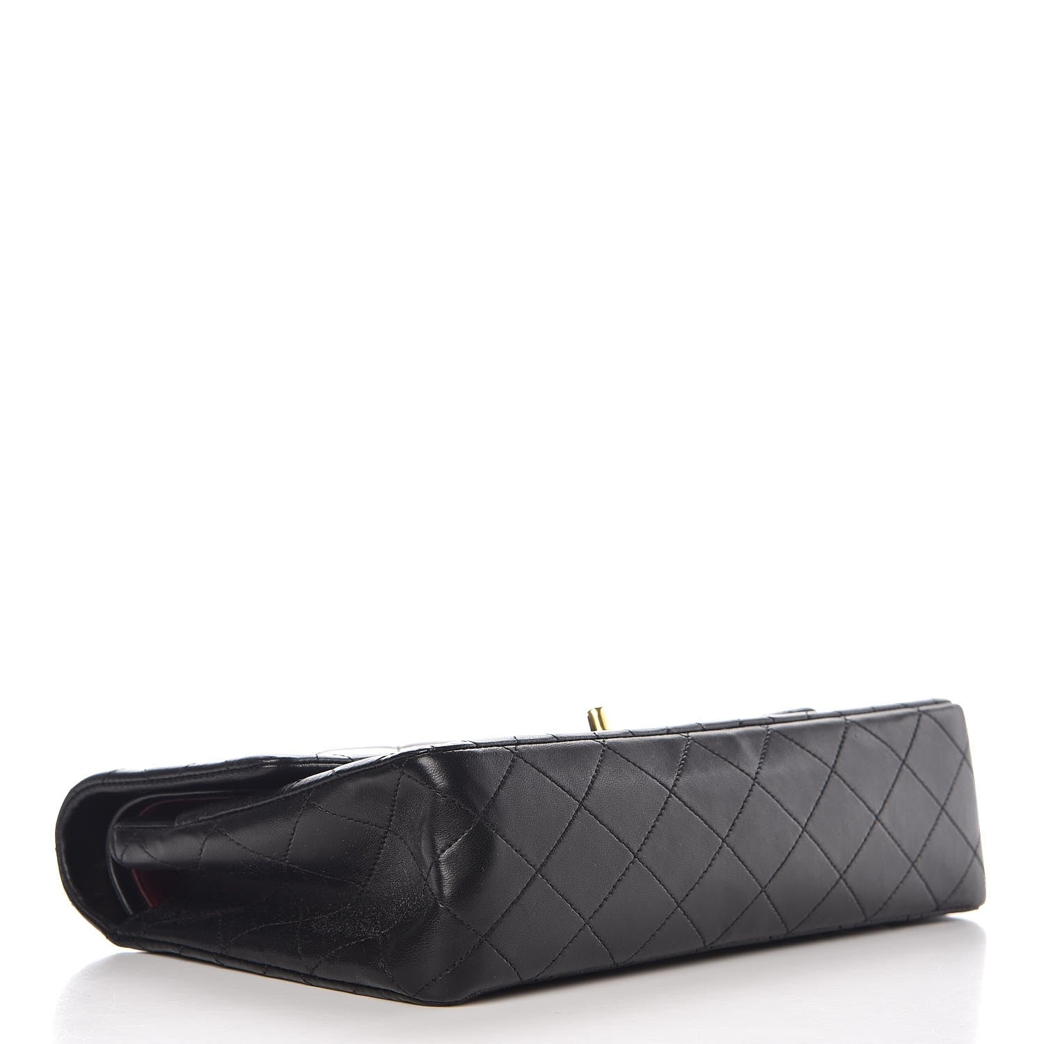 Chanel Lambskin Quilted Medium Double Flap Black 4 of 11