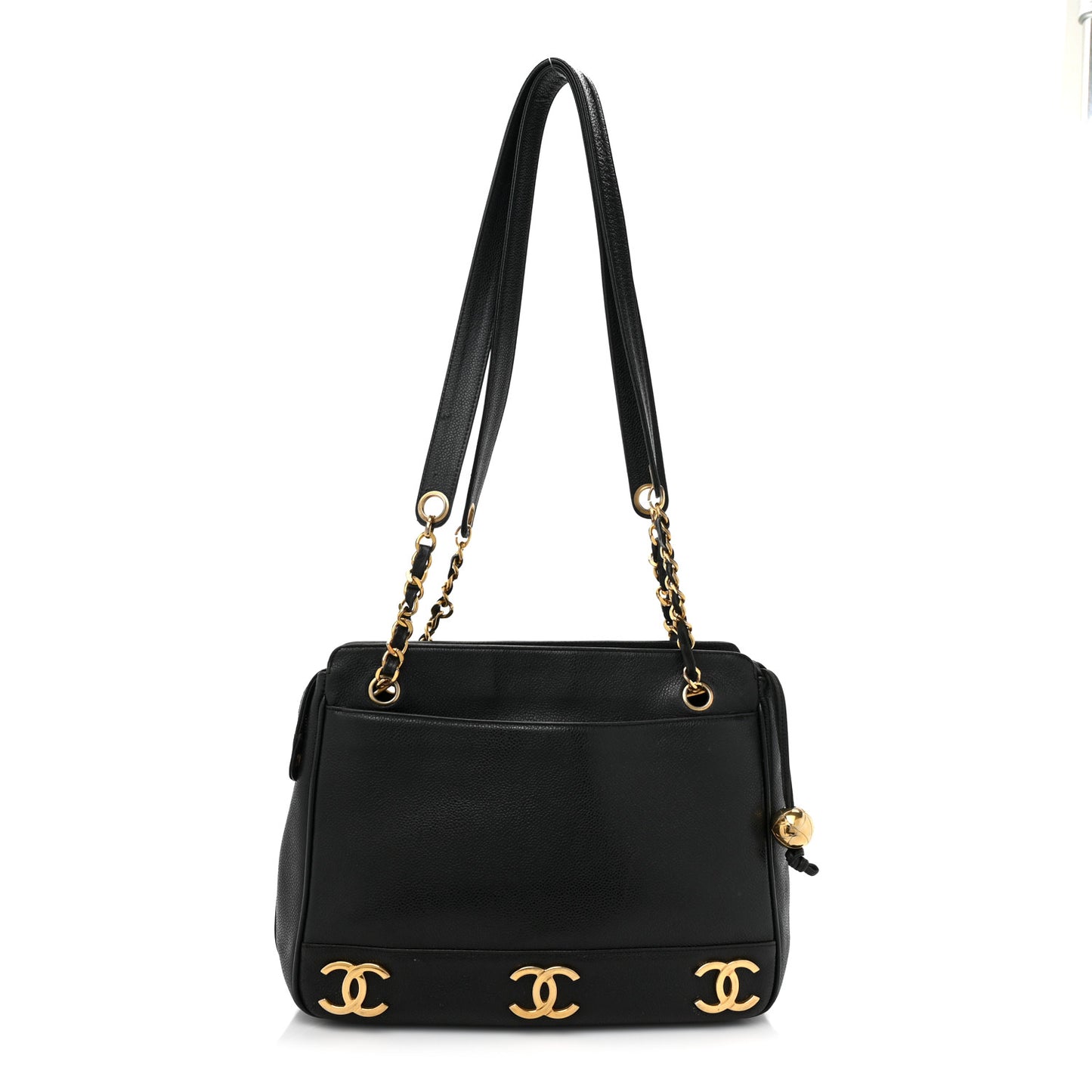 Caviar Shoulder Bag Black