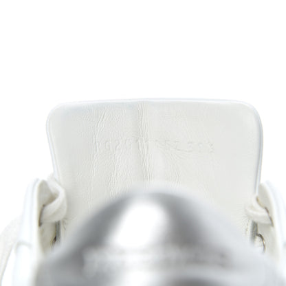 Hermes Nappa Womens Avantage Sneakers 39.5 White Argent 7 of 24