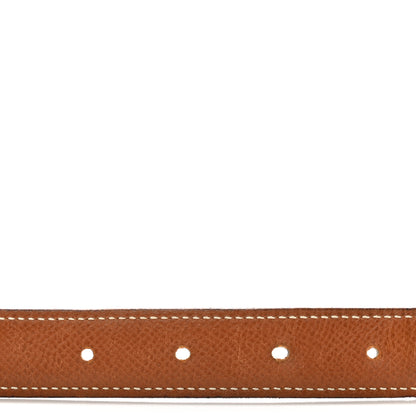 Hermes Swift Epsom 24mm Mini Constance H Belt 65 26 Black Gold 4 of 8