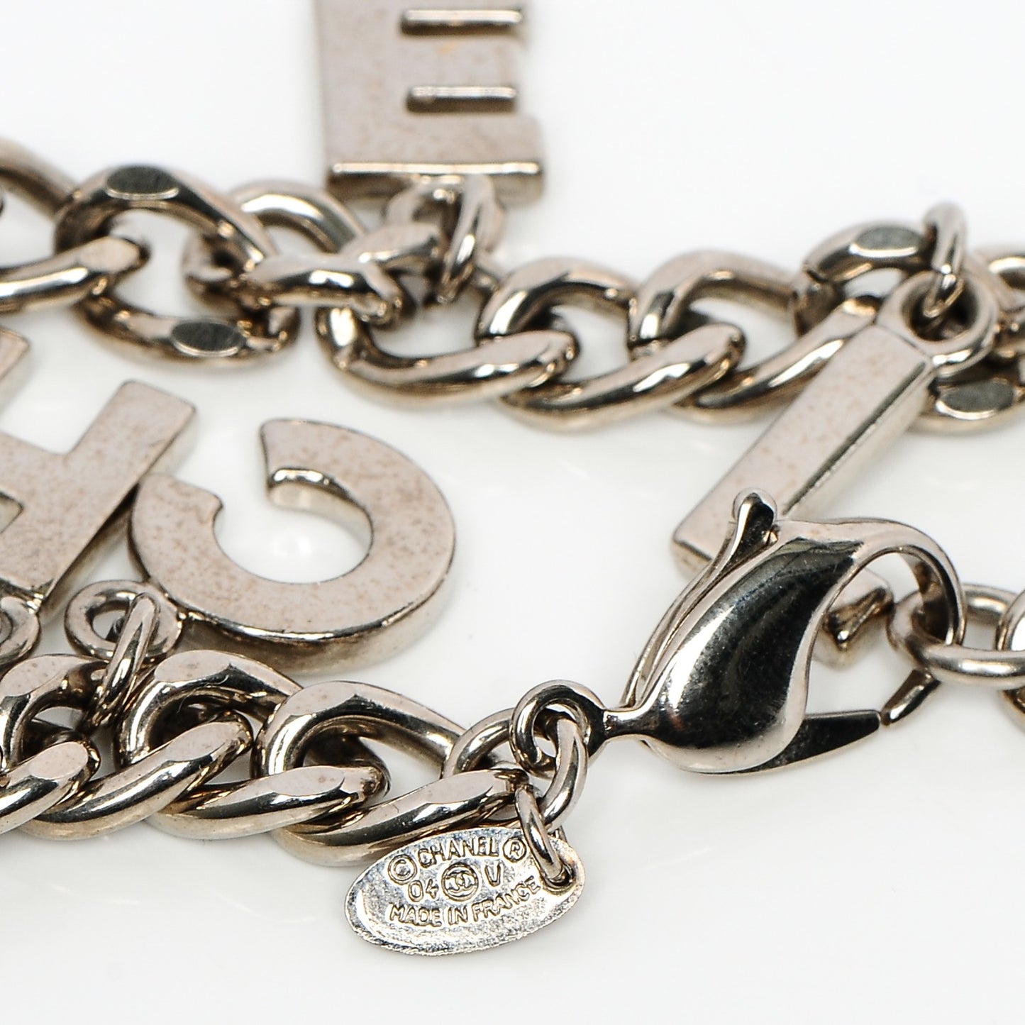 CC Logo Charms Bracelet Silver
