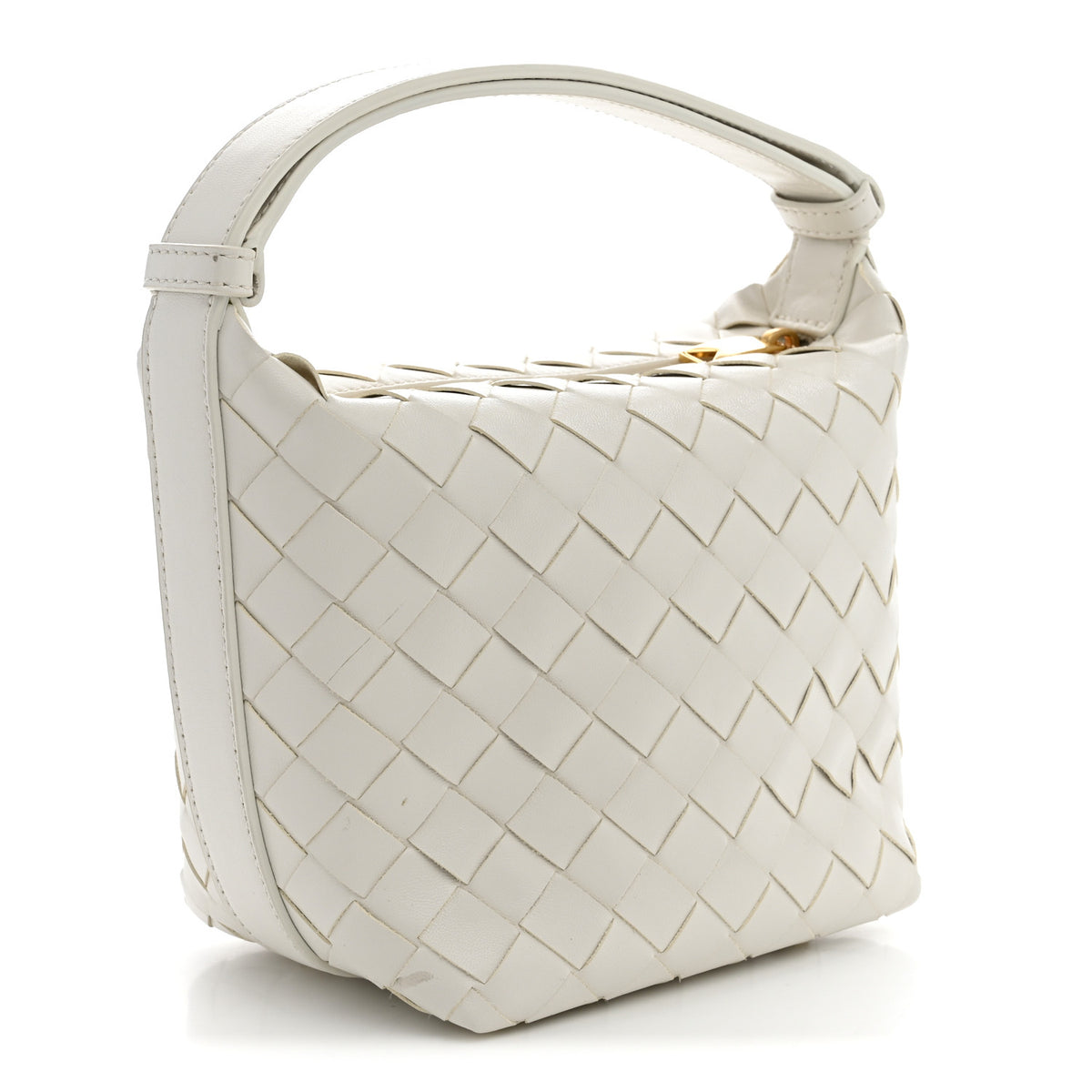 Nappa Intrecciato Heart Candy Wallace White