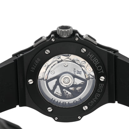 Hublot Ceramic Tungsten Rubber 44mm Big Bang Ice Bang Chronograph Automatic Watch Black 301.CK.1140.RX 4 of 4