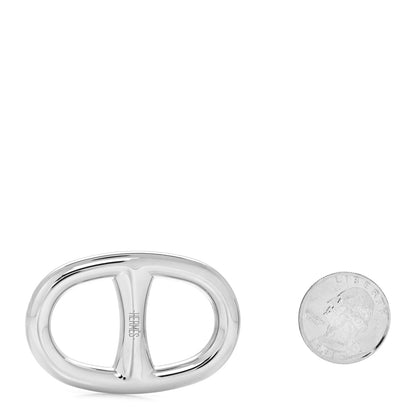 Hermes Palladium Chaine d'Ancre Scarf Ring 2 of 3